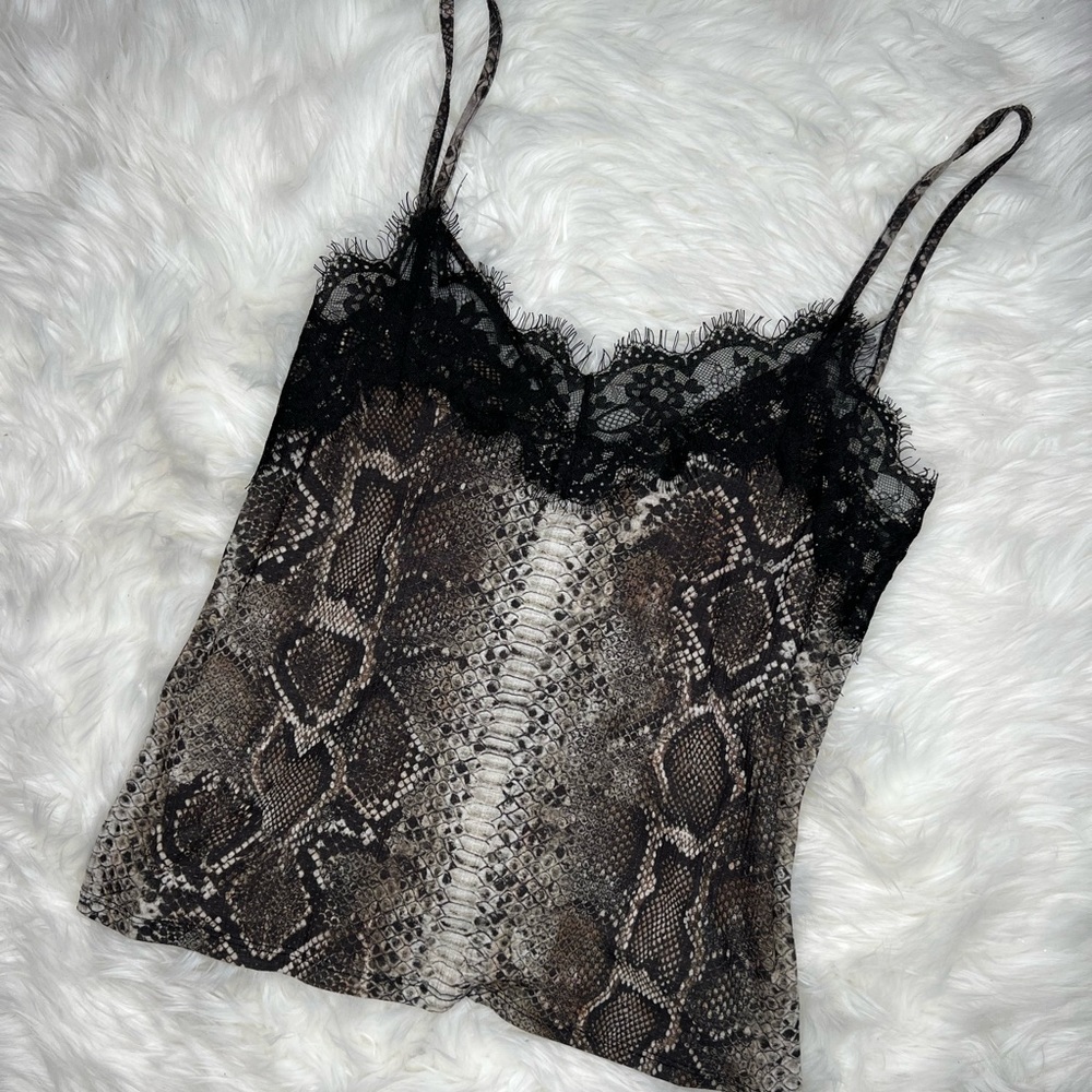 Zara Snake Print Blouse